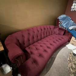 Velvet couch