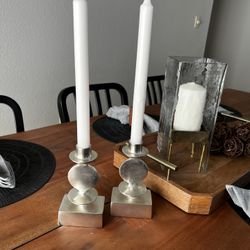West Elm Candle Holders