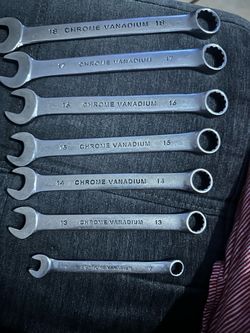 Chrome Vanadium Combination Wrench Set 7-Piece