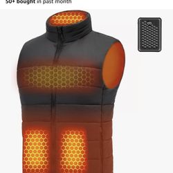 Wulcea Graphene Heated Vest For Men 7.4V Fast Charge Large Capacity Battery