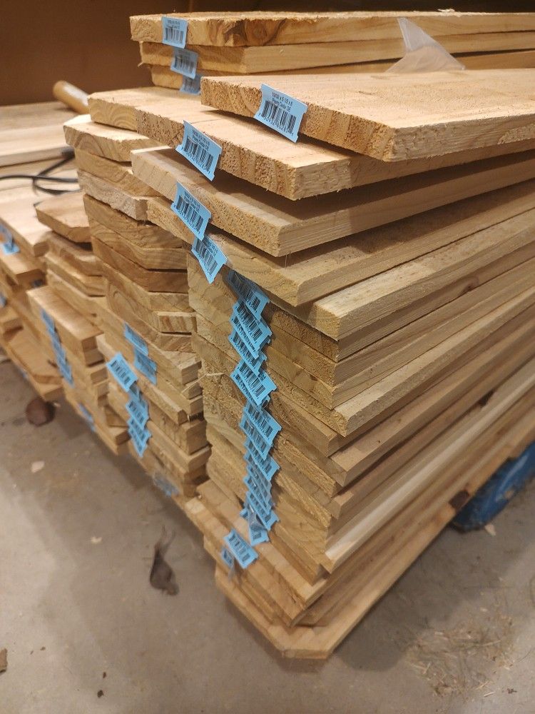 Six Foot Cedar Dog Ear Privacy Pickets