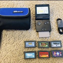 Nintendo Gameboy SP 101 With Games