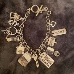 Realtor/Real Estate Charm Bracelet- New - Handmade