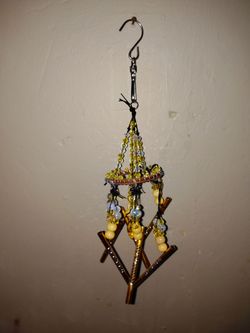 Small Yellow Window Decor