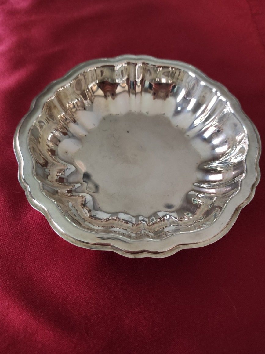 
M A Rogers Silver Plated Candy Bowl.