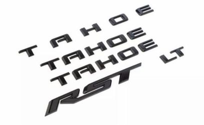2021-2027 Chevrolet Tahoe Blackout Emblem Kit RST / LT Genuine OEM GM