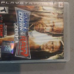 Ps3 Game Smackdown Vs Raw 2009 With Box And Manual 12 Dollars Firm 