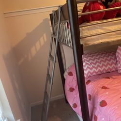 Top Bunk Bed W/ Mattress With Desk And Latter 150