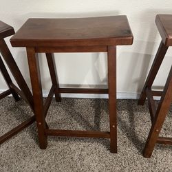 Saddle Seat Counter Stool - Set Of 4