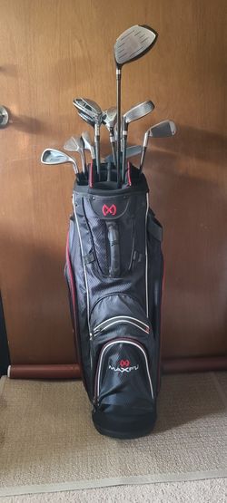 Warrior Graphite Golf Club Set With Maxfli Cart Bag