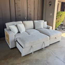 Cream Sectional ( Delivery Available )