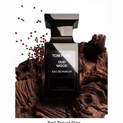 Tom Ford Oud wood EDP Sample 5ml Travel Size (Glass Atomizer)