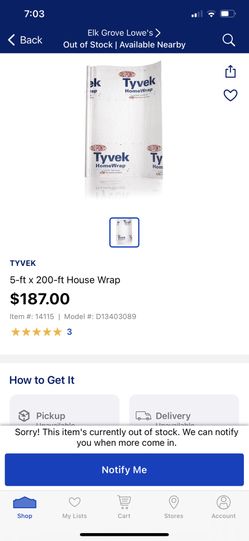 Tyvek House Wrap 