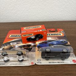 3 Brand New Unopened Matchbox Diecast Car Collectible Set
