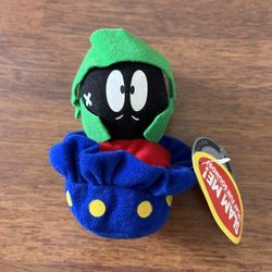 Marvin The Martian Beanbag Toy 1998 NWT 