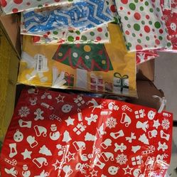 X-mas Gift Wrap Bags