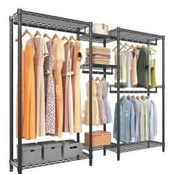Clothing Rack & Organizer Shelf