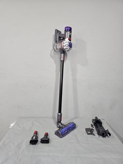 cordless stick vacuum dyson v8 nickel chrome anti-tangle head v8.g