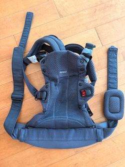 BabyBjörn Baby Carrier One Air – Breathable Mesh – Blue Gray