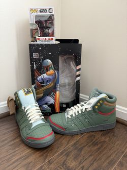 2020 Star Wars x Top Ten Hi 'Boba Fett' (new) - Size 13