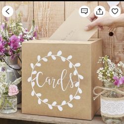 Card Box - Wedding, Bridal or Baby Shower