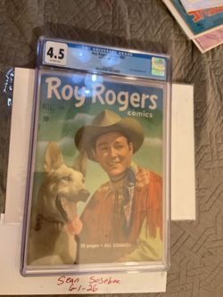 Roy Rogers Comics #42 cgc graded 4.5.   1951