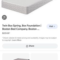 Two Twin Box Spring 