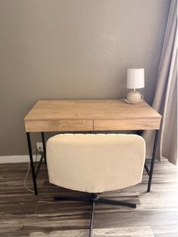 Desk and chair