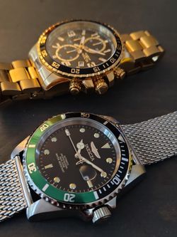 $180 FOR BOTH MEN'S INVICTA
