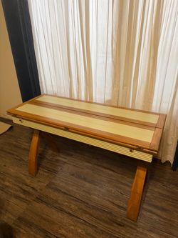 Expandable Wood Flip-Top Table