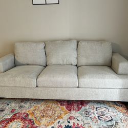 Beige 3 Seater Sofa