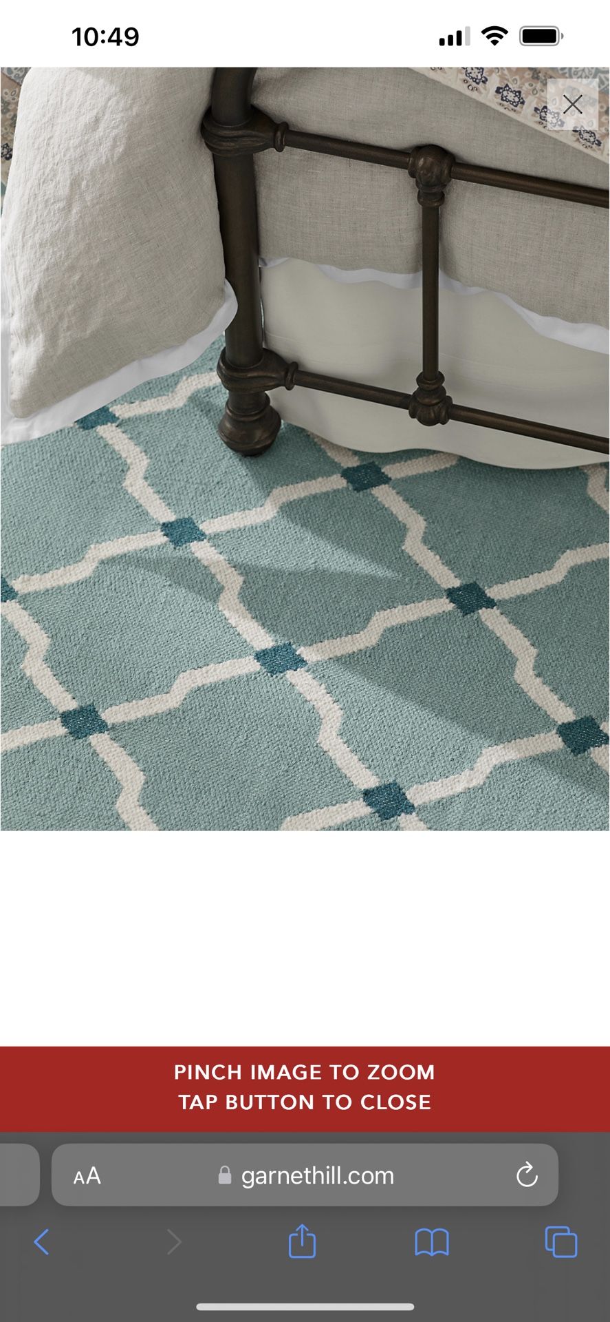 NEW!! Garnett Hill - Cosimo Flat-Weave Wool Rug