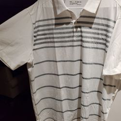 Brand New Under Armour Golf Shirts; XXL