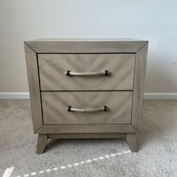 Dezerey Nightstand End Table Drawers Set (2) (Comes as a set) 