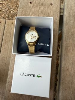 Lacoste Gold tone watch-Worn once