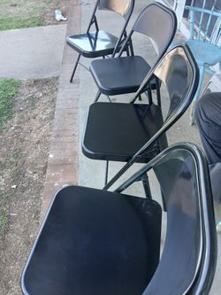 Folding Table Rectangular...with 4 Folding Chairs..all Fir $70 dls