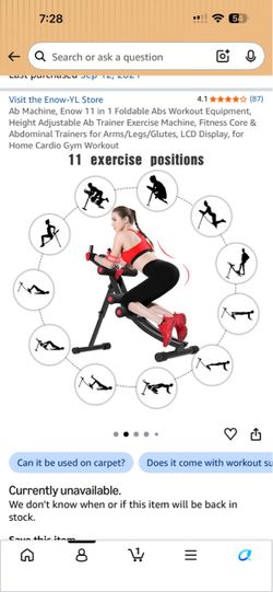 Foldable AB machine