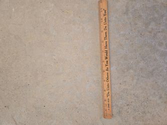 Vintage Wooden Good Rule The Coca-Cola Bottling Ruler