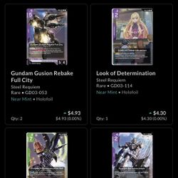 Gundam Steel Requiem Holos