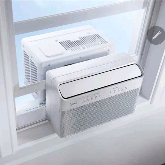 Midea window Ushape 12000btu AC unit in box