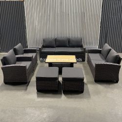 9-Seater Outdoor Sectional Patio Furniture Set