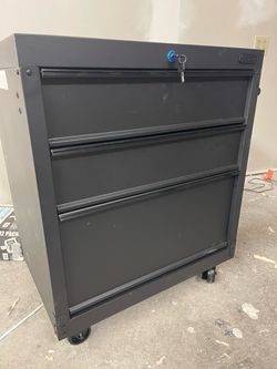 Hyper Tough 3-Drawer Rolling Tool Cabinet – Heavy Duty
