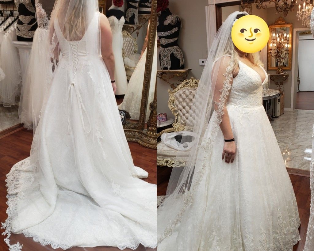 WEDDING DRESS SIZE 16