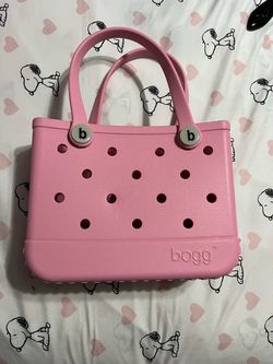 Bogg Bag Pink Rubber Tote