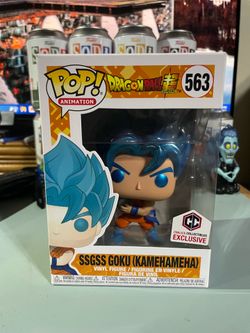 Funko Pop Animation Dragon Ball Super #563 SSGSS Goku (Kamehameha) Chalice Collectibles Exclusive