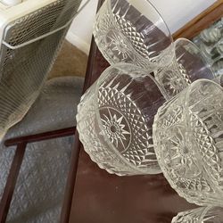 Vintage pineapple bowls