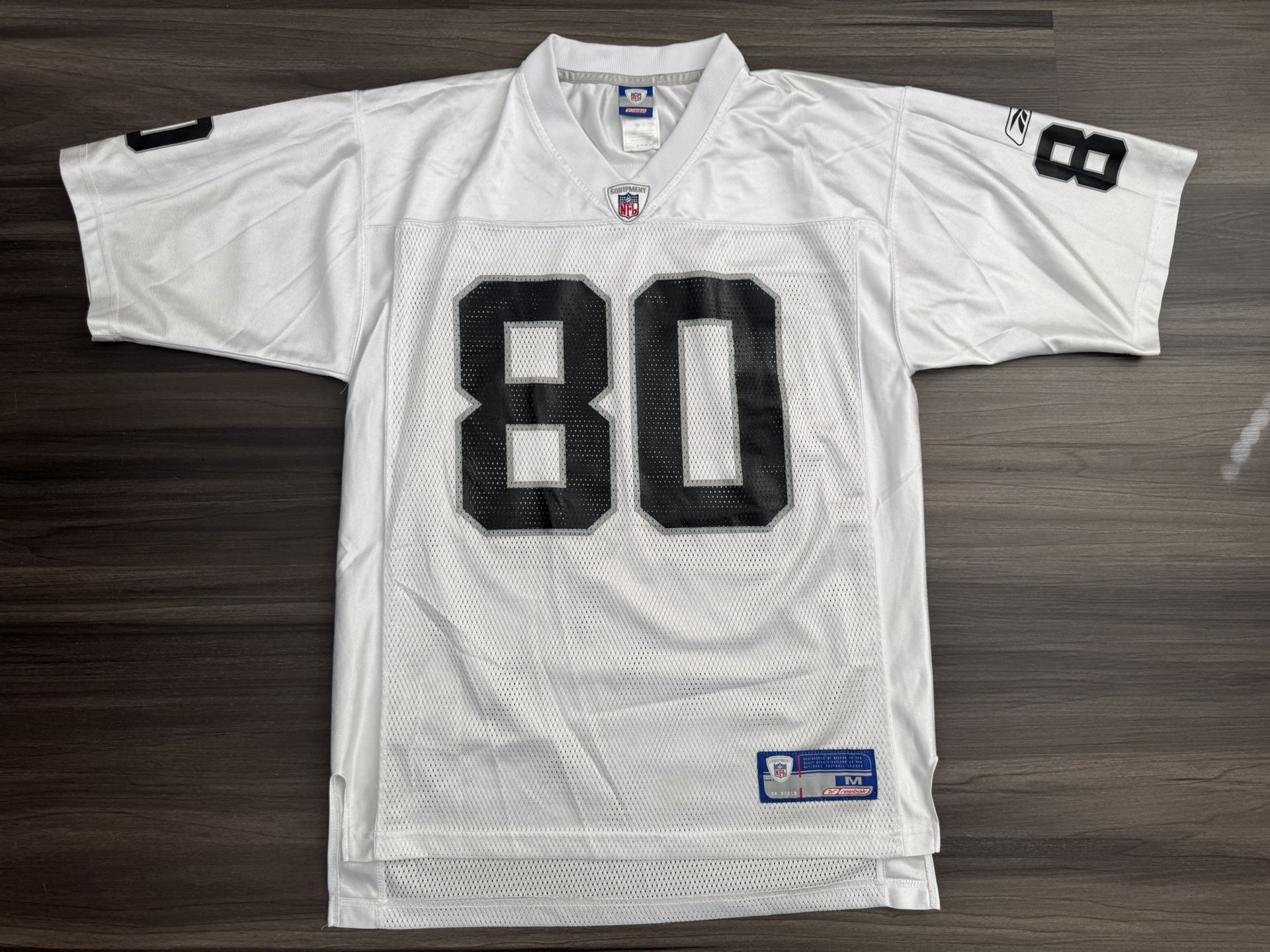 Reebok Vintage NFL Oakland Raiders Jerry Rice #80 Away Game Jersey Size Medium