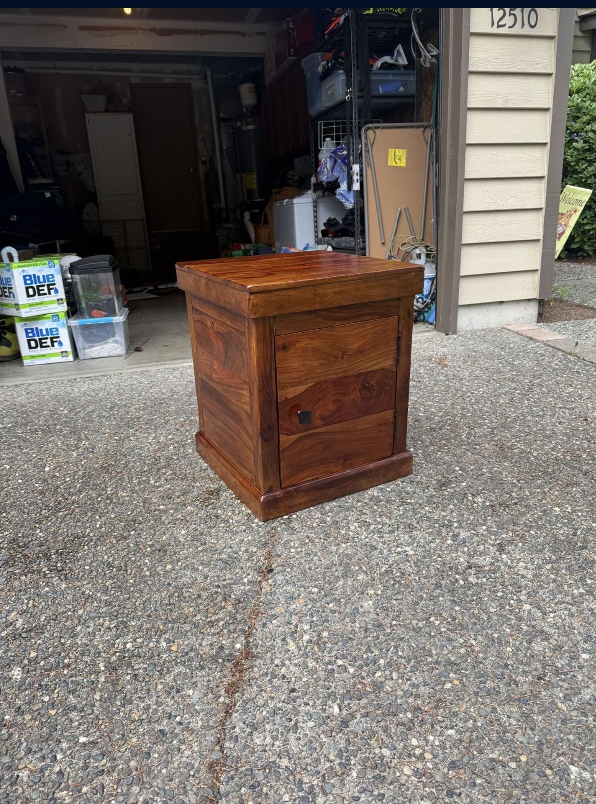 Refurbished Bedside Table With Storage