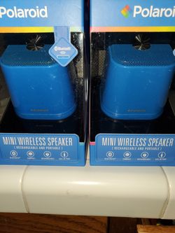2 Polaroid mini wireless speakers, $15 each