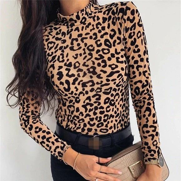 Leopard Print Crop Top  - Various Sizes